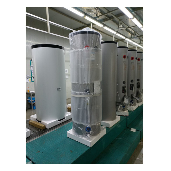Horizontale met glas beklede opslagtank van 5000 liter voor industriële afvalwaterbehandeling 