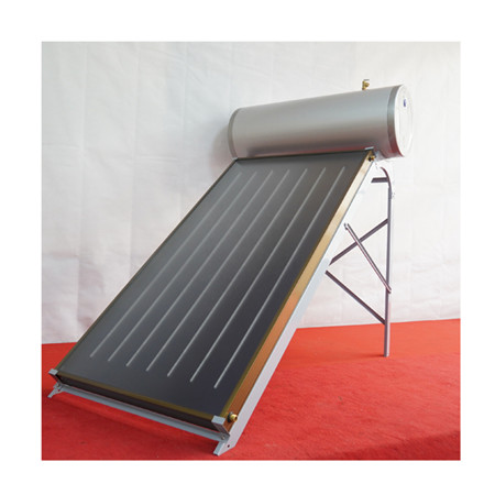 Zonnecollector + lucht-warmtepomp Hybride waterverwarmingssysteem