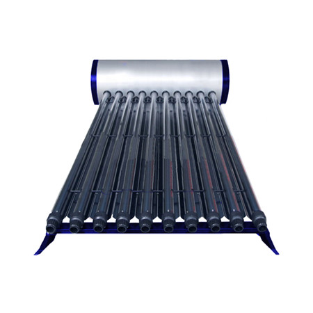 Vlakke plaat thermisch zonnecollectorpaneel met 0,4 mm selectieve zwarte chromen absorbercoating
